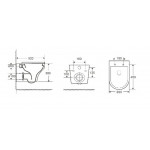 WW ODENBACH 004 GL-WT Унитаз подвесной