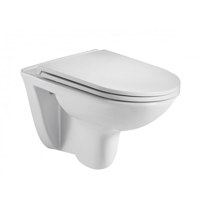 Унитаз подвесной безободковый WW BAARBACH 004 GL-WT