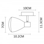 Светодиодный спот Arte Lamp Gioved A6008AP-1BK