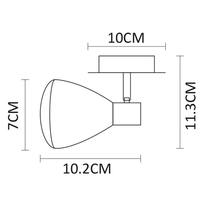 Светодиодный спот Arte Lamp Gioved A6008AP-1BK