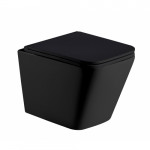 Унитаз подвесной безободковый WW GELBACH 041 MT-BL